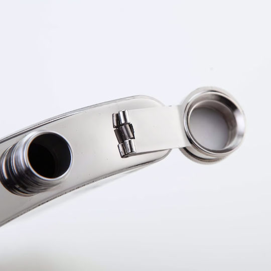 Silver Hip Flask 220ml 4 Shot Glasses 30ml