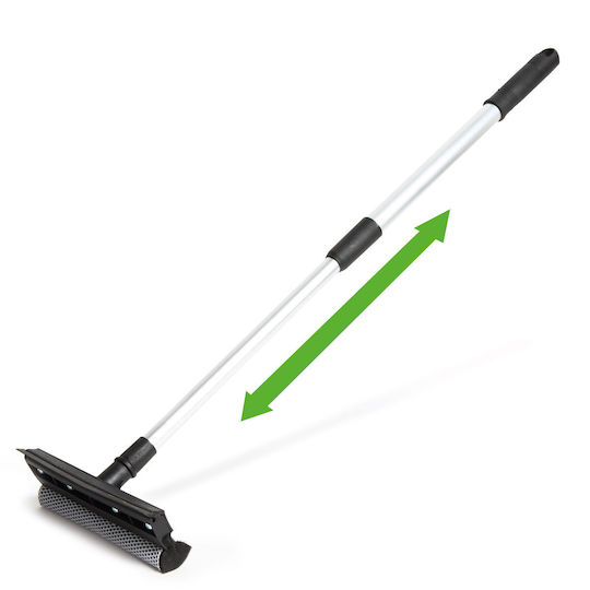 Racletă Telescopică Pentru Parbriz Auto 45-75 Cm Cu Lamă Din Cauciuc Burete Negru Pentru Curățarea Geamurilor