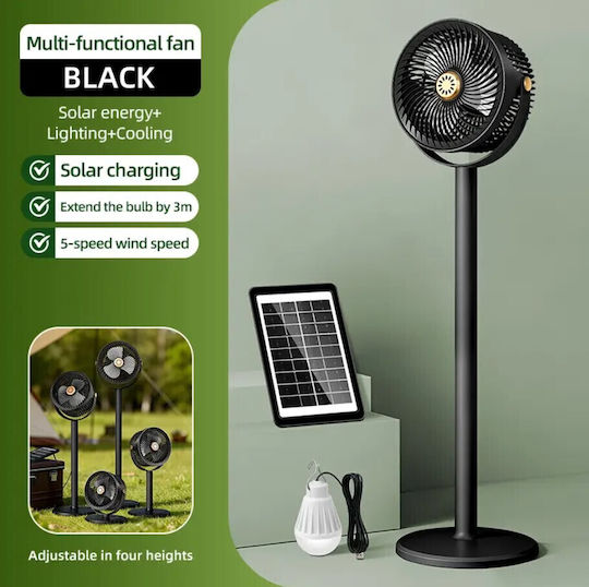 Roza Fan for Mobile Phone USB / Electric and Power Bank Black
