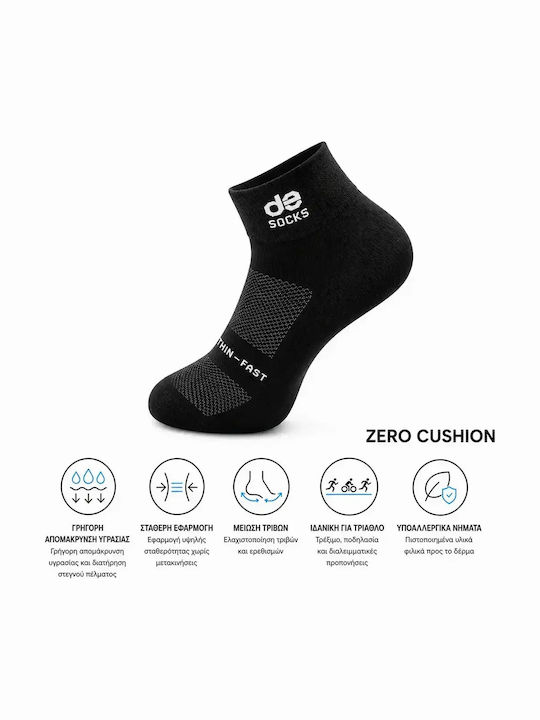 Desocks Men's Black Socks