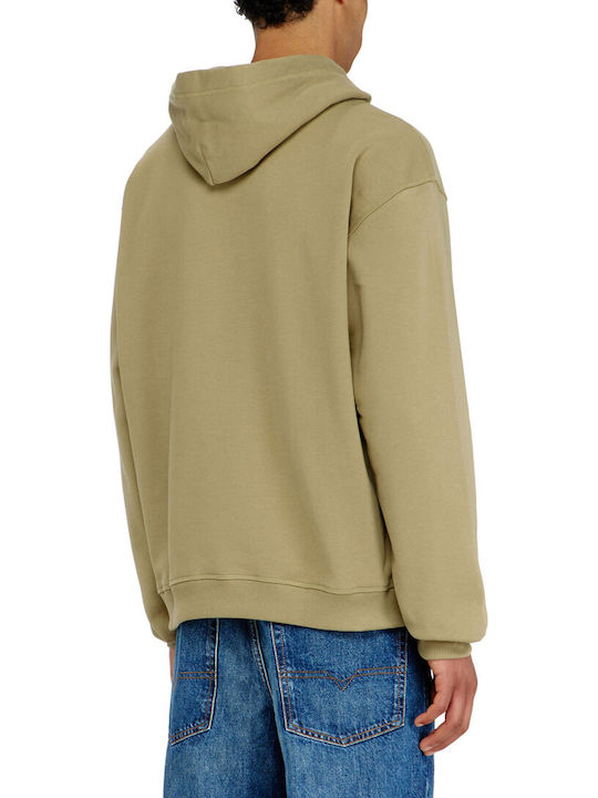 Diesel Hooded Sweatshirt Khaki