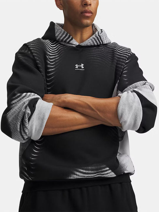 Under Armour Φούτερ Γκρι με Κουκούλα
