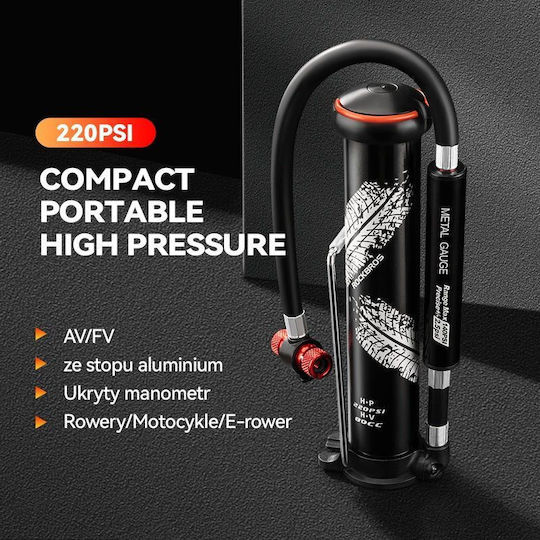 Rockbros SI42310005001 Mini Τρόμπα Αέρος Χεριού