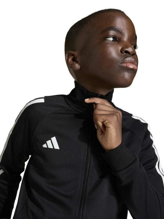 Athletic Kids Cardigan Black