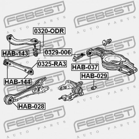 Хонда Одисея Almas Ra6 Заден Прът На Траверса 2000-2003 Jp 52345-sx0-a00