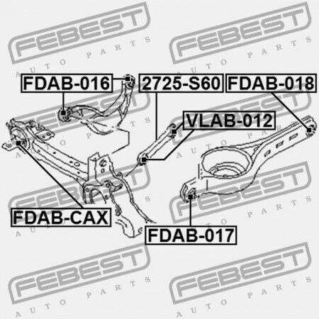 Πίσω Εγκάρσια Ράβδος Volvo S80 2007 31262930