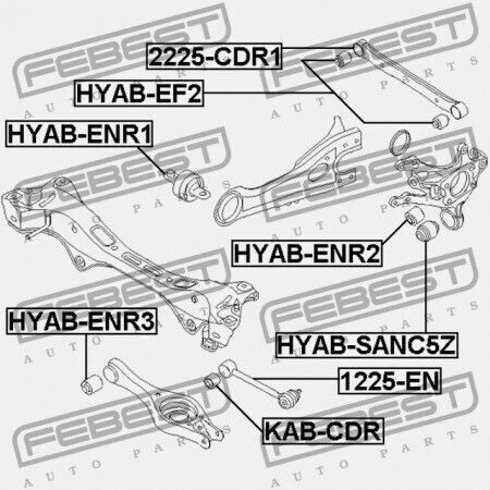 Bară Transversală Spate Superioară Kia Ceed 06 2006 Gen 55100-1h000