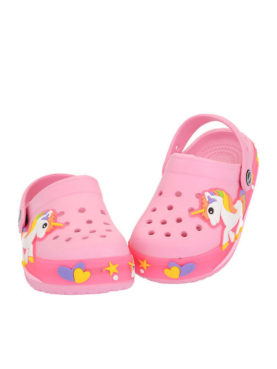 Kids Beach Clogs Pink