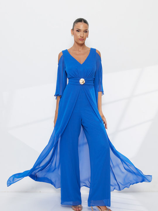 Women's Blue Jumpsuit