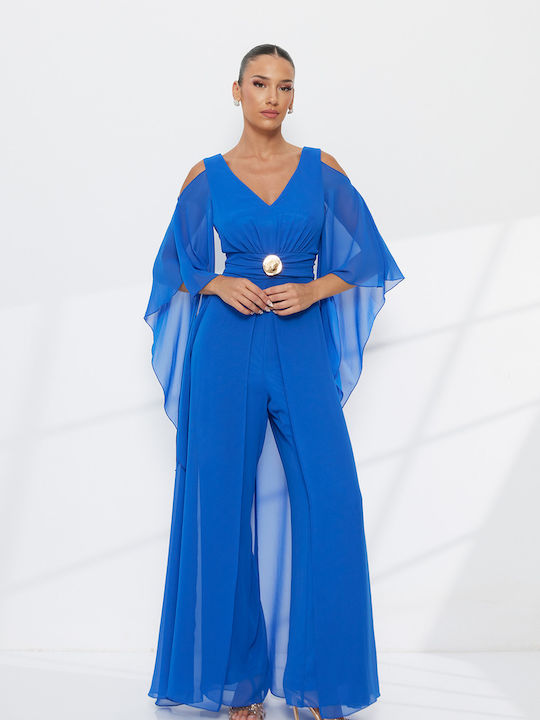 Women's Blue Jumpsuit
