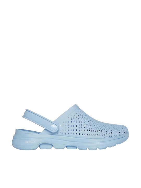 Skechers Go Walk 5 Saboti pentru femei Albastre