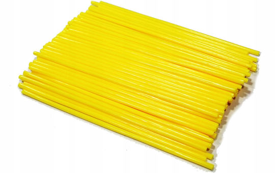 Mx Spoke Tubes Spoke Covers Cross Enduro Moto Yellow Suzuki Tuning