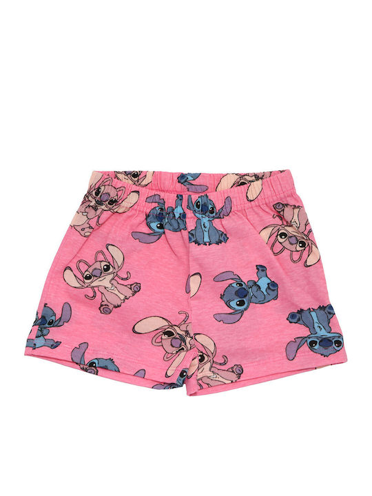 Disney Kids Summer Pyjamas Lilac Lilo & Stitch