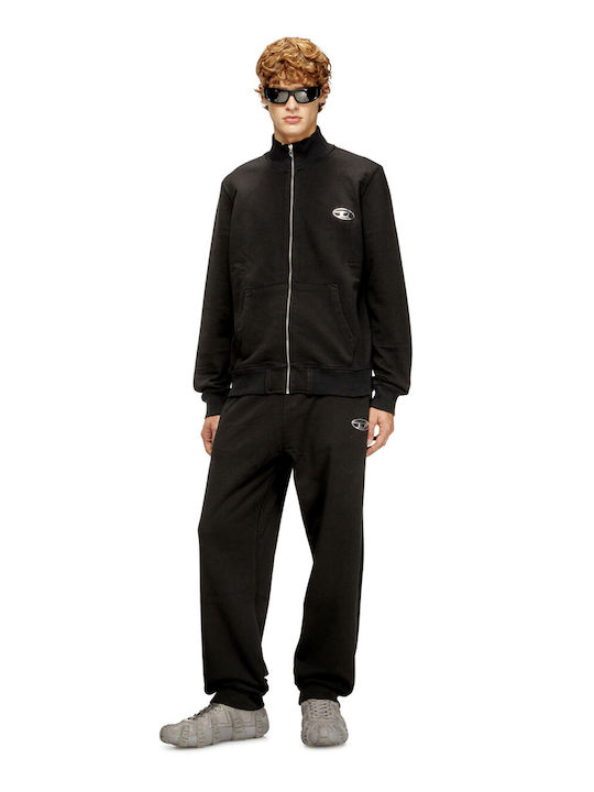 Herren-Sweatpants mit Gummizug Schwarz