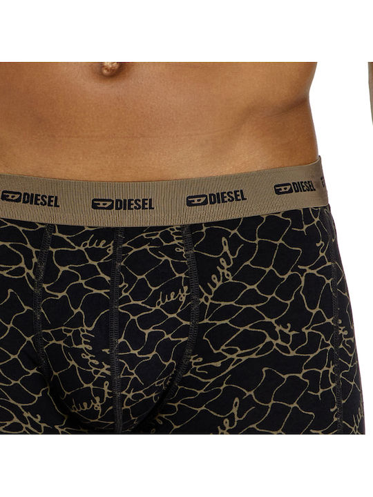 Herren Boxershorts Braun 3er Pack