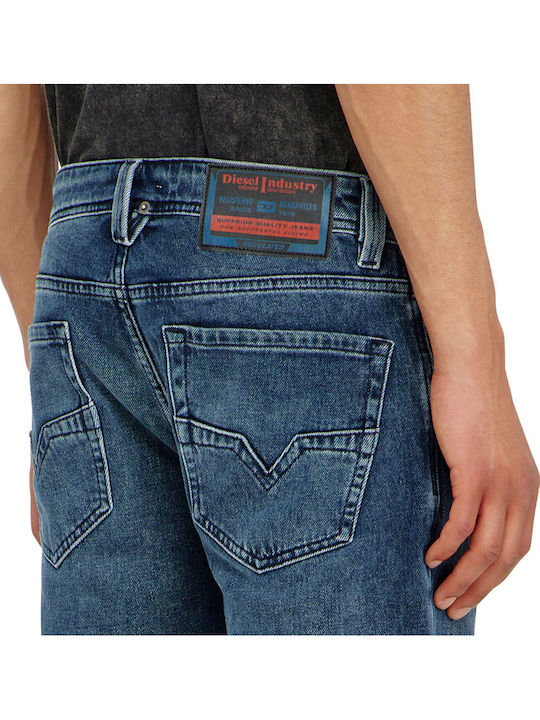 1985 Larkee Herren Jeanshosen Regulär Fit Blau