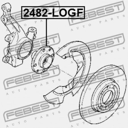Renault Logan 2005-2013 Μπροστινή Πλήμνη 6001547685