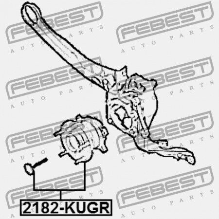 Πίσω Πλήμνη Ford Kuga Cbv 2008-2012 Eu 1538604
