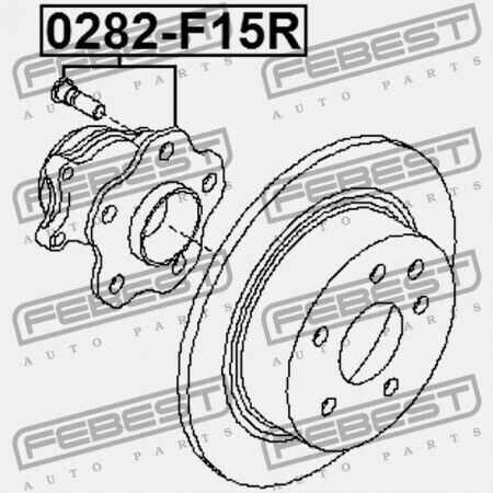 Nissan Juke F15 Задна Главина 2010.06 Jp 43202-1ka0a
