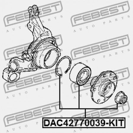 Reparaturkit Für Radlager Hintere Pumpe Renault Dacia Duster 2011 402109533r