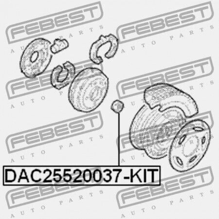 Reparaturkit Für Radlager Hintere Pumpe Renault Logan 2005-2013 7701205812