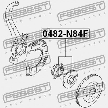Mitsubishi Lancer Mirage Cj-cp Μπροστινή Πλήμνη 1995.08-2000.08 Jpn Mr334386