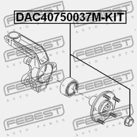 Колесни Лагери За Предна Главина Ford Mondeo Ge 2000-2007 Eu 1133023