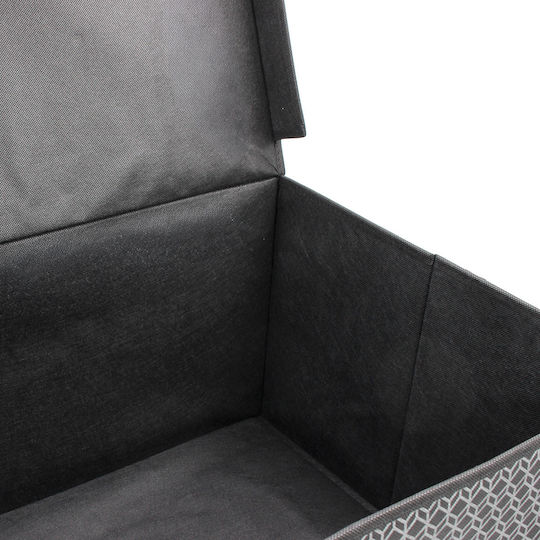 Keskor Clothes Storage Box In White Colour 50x40x30cm
