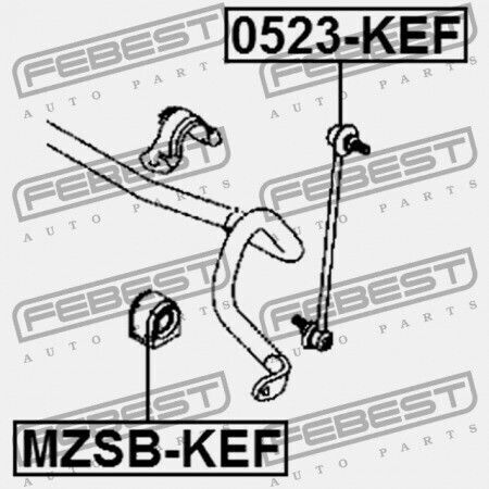 Μπροστινός Σύνδεσμος Σταθεροποιητή Mazda Cx-5 Ke 2011-2012 Eu Kd35-34-170