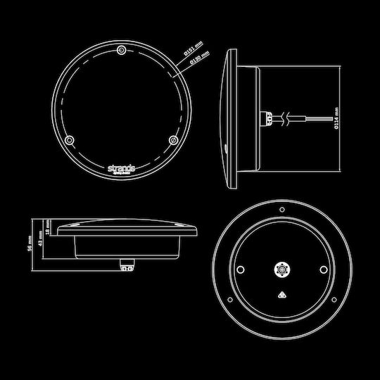 Strands Trailer Light LED mit Schrauben 1 Stück