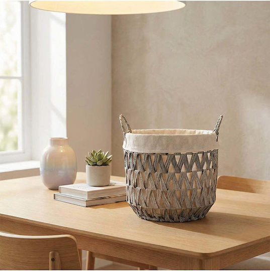 SteweHome Fabric Multicolour Storage Basket 30x28x30cm