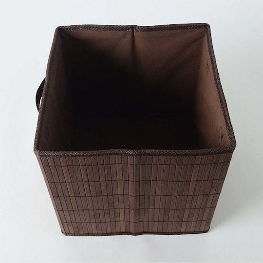 SteweHome Καλάθι Αποθήκευσης Bamboo Πολύχρωμο 27lt