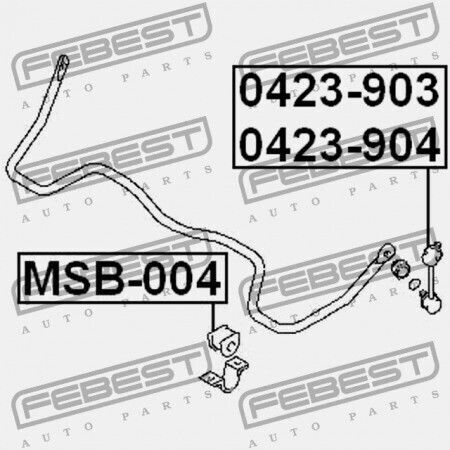 Десен Заден Линк На Стабилизатор Mitsubishi Pajero Monterolong V90 2006.08 G Xp Mr418053