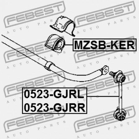 Rechter Hinterer Stabilisatorlink Mazda CX-5 KE 2011-2012 EU Kd31-28-170