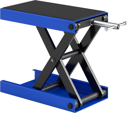 Durhand Foldable Anti-Slip Support Steel Rubber 41.5x23.5x10-37 cm Blue Black C30-012v00bu