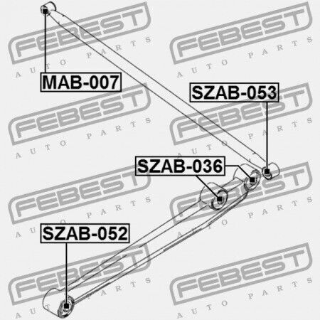 Преден Пръстен На Долния Рамо На Управлението Suzuki Ignis Rg413 Rg415 Rm413 Rm415 2000-2008 46201-86g00