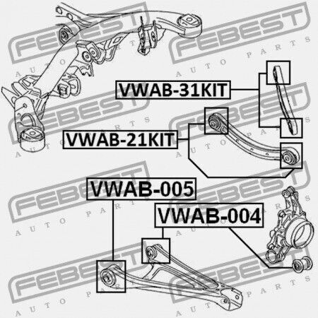 Μπουλόνι Πίσω Ράβδου Πρόσδεσης Audi Q7 2007-2015 Ca 7l0505323a