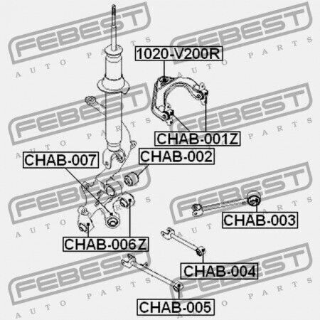 Rulment Bara Longitudinală Spate Chevrolet Epica 2004-2010 Eu 96440033