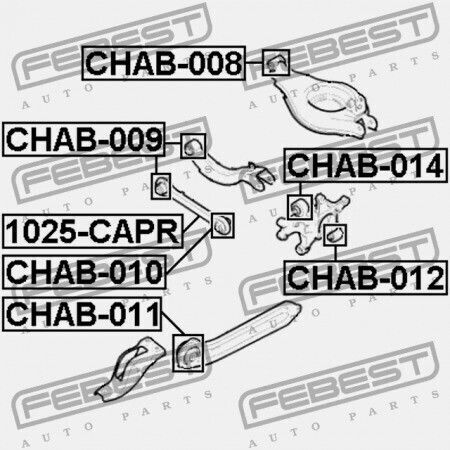 Πίσω Κουζινέτο Άνω Άξονα Chevrolet Captiva 2010 Eu 96626433
