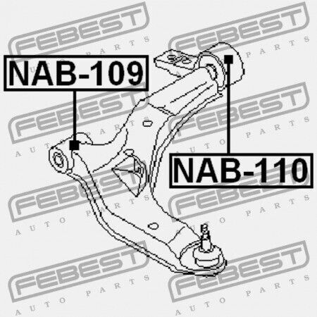 Braț De Control Frontal Inel Spate Nissan Primera P12e 2002.01-2007.05 El 54500-av606