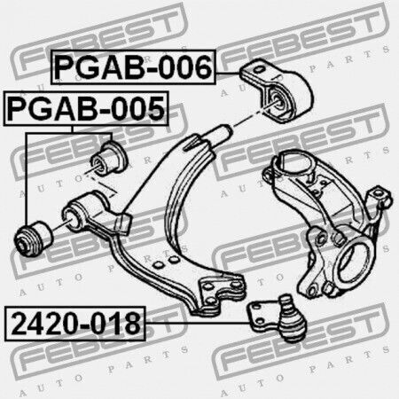 Front Arm Ring Kit Citroen Xsara Picasso N68 1999-2009 3520.h5