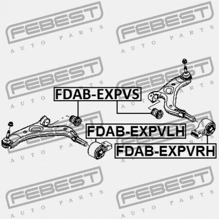 Inel Frontal Braț De Control Față Ford Explorer Cadru 2011-2013 Can Bb5z-3c377-a