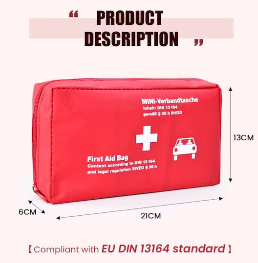 Auto Erste-Hilfe-Set Tasche mit Ausrüstung