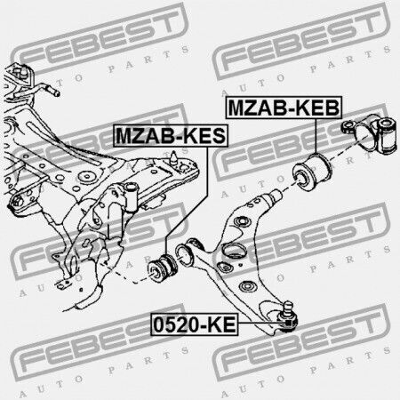 Braț De Control Frontal Inel Spate Mazda CX-5 KE 2011-2012 EU KD35-34-300H