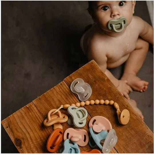Canpol Babies Залъгалка Силиконова Бежова за 0-6 Месеца