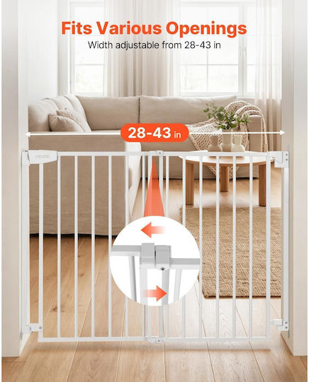 Vevor Metal Security Door in White Colour