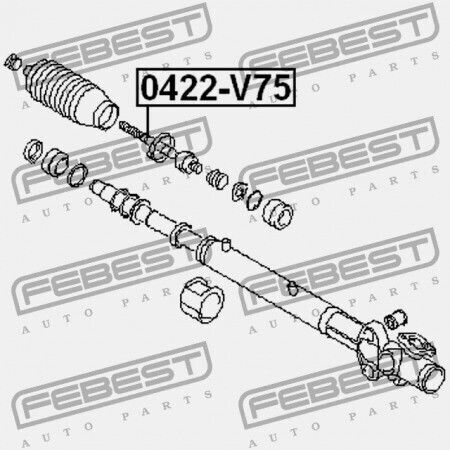 Steering Rod Mitsubishi Pajero Monterolong V70 2000.02-2006.12 G Xp Mr510267
