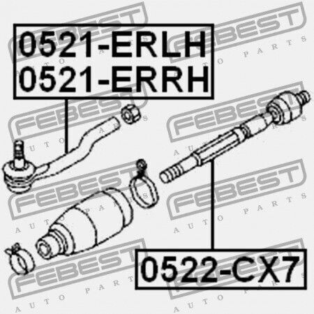 Рейка на Волана Mazda CX-7 ER 2007-2009 EU EG21-32-240
