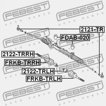 Febest Lenkerseil Für Ford Transit Tt9 2006-2013 Eu