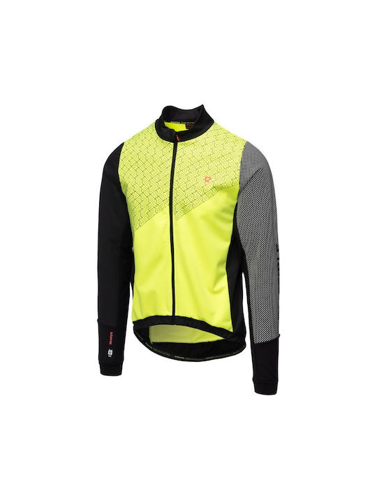 Radvik Herren Fahrrad-Windbreaker-Jacken Langarm Schwarz
